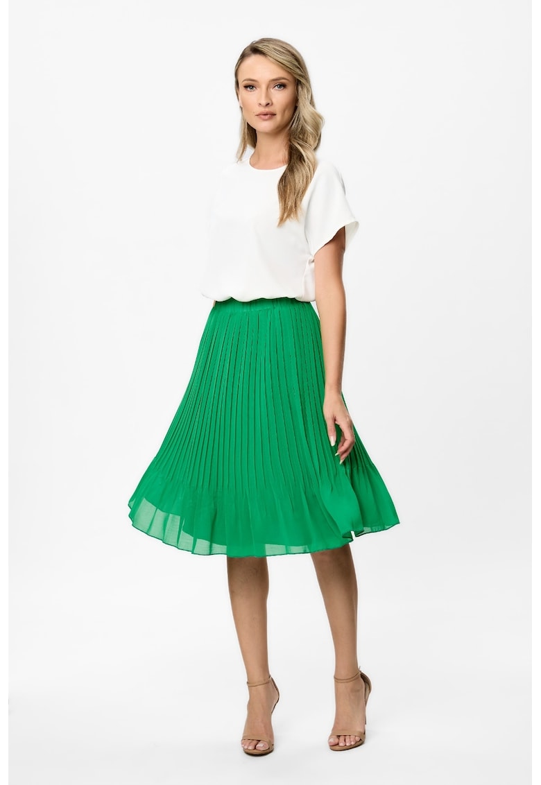 Fusta midi din amestec de lyocell Monalisa