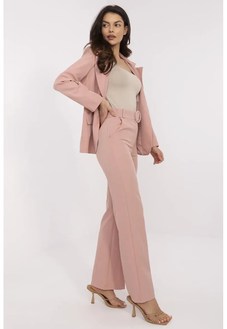 Pantaloni bootcut cu 2 buzunare laterale