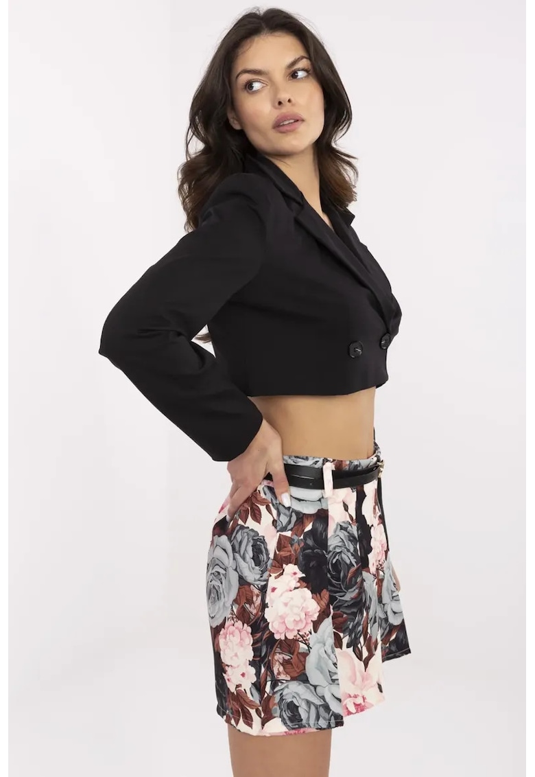 Fusta-pantalon cu model floral Fusta-pantalon cu model floral