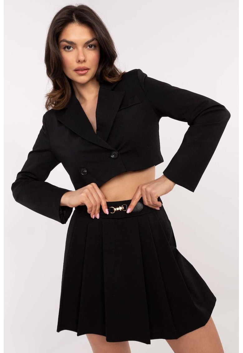 Fusta-pantalon cu model plisat Fusta-pantalon cu model plisat