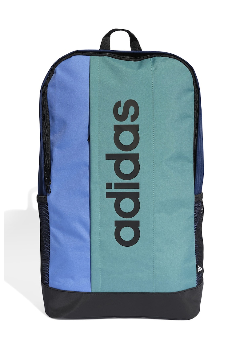 Rucsac colorblock cu imprimeu logo