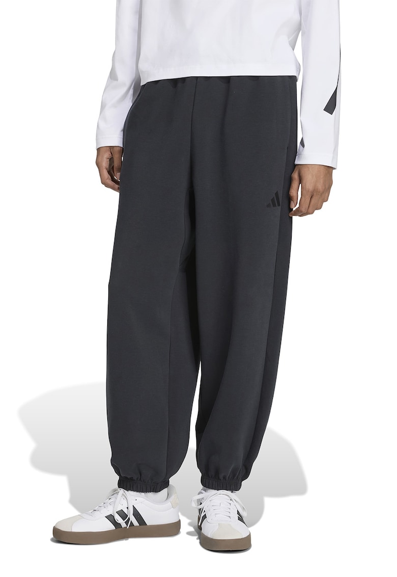 Pantaloni de trening regualar-fit cu model uni