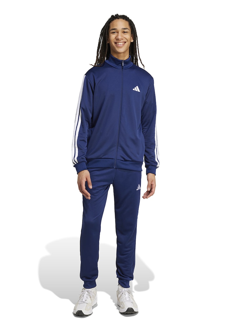 Trening slim fit cu logo - Alb/Albastru inchis