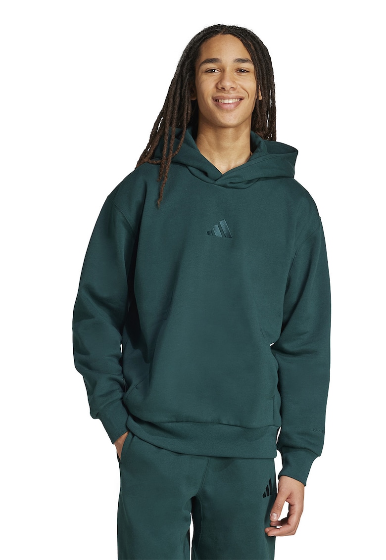 Hanorac lejer cu buzunar kangaroo All SZN - Verde englez