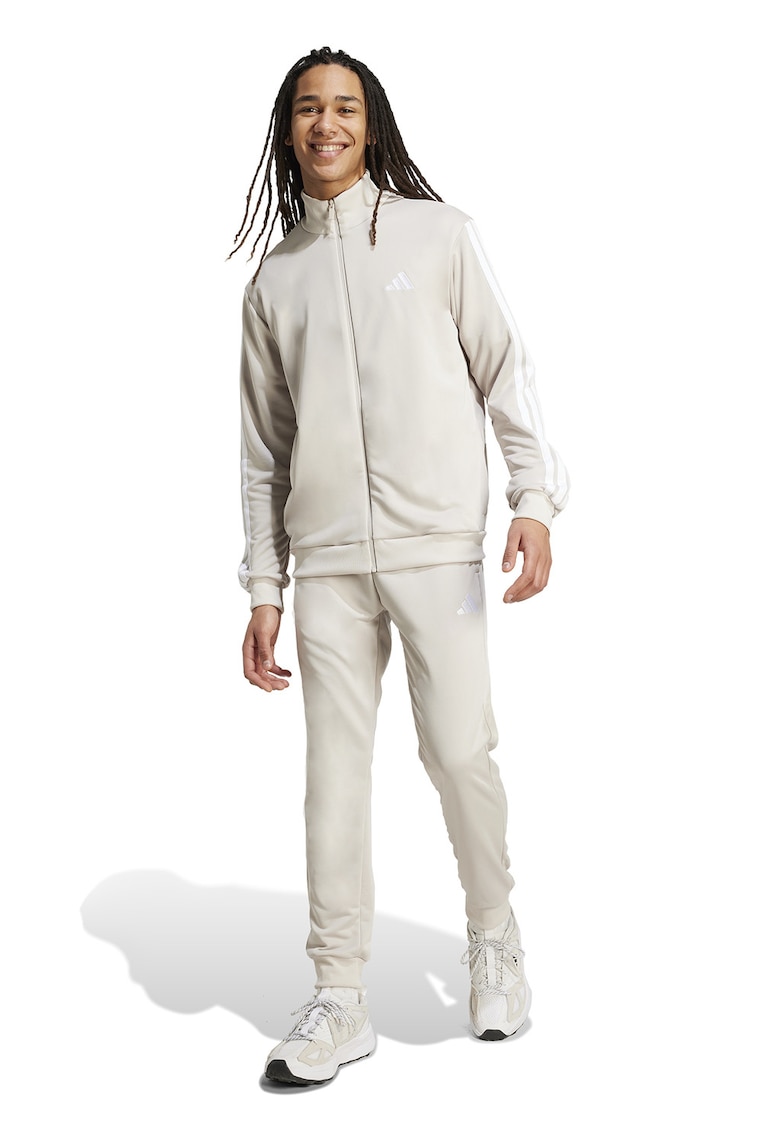 Trening slim fit cu logo - Alb/Bej