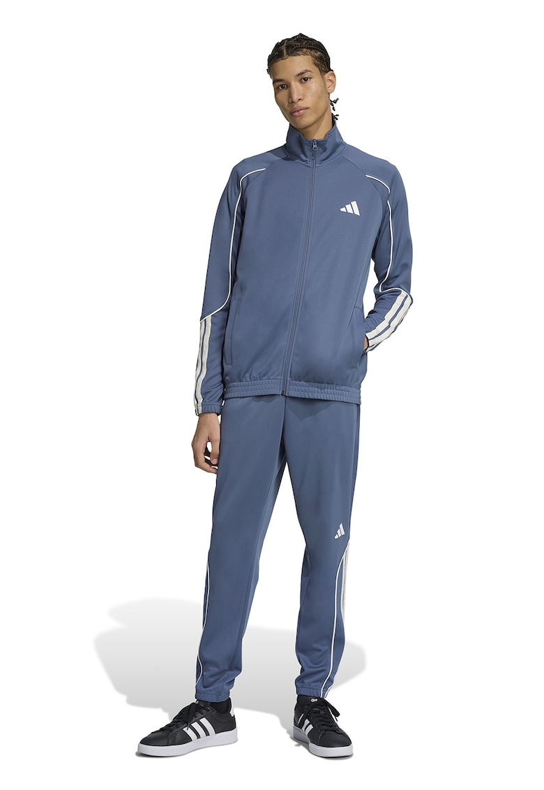 Trening cu detalii contrastante Stadium - Alb/Albastru petrol