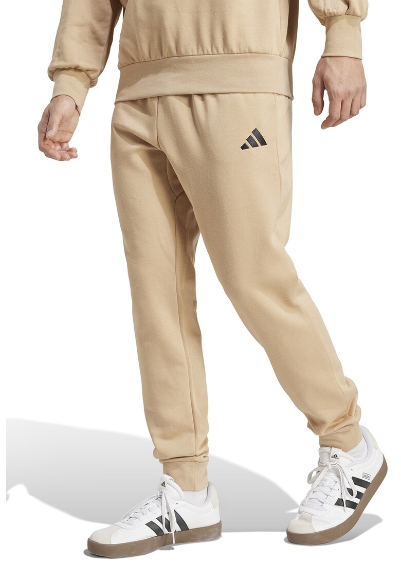 Pantaloni de trening cu snur in talie si croiala conica FeelCozy