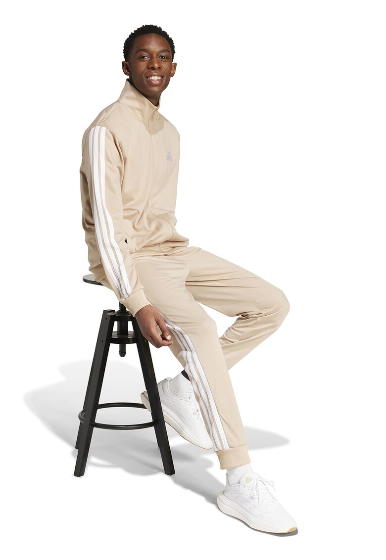 Trening cu logo brodat - Alb/Bej