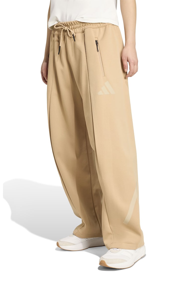 Pantaloni relaxed fit de trening cu pensa frontala Z.N.E