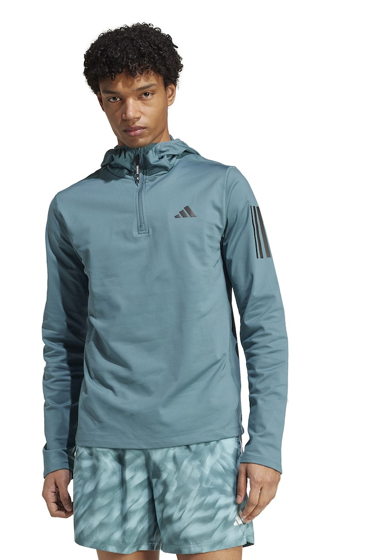 Hanorac cu fenta scurta cu fermoar pentru alergare Hanorac cu fenta scurta cu fermoar pentru alergare