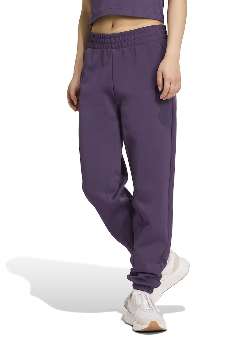 Pantaloni de trening din amestec de bumbac cu buzunare laterale