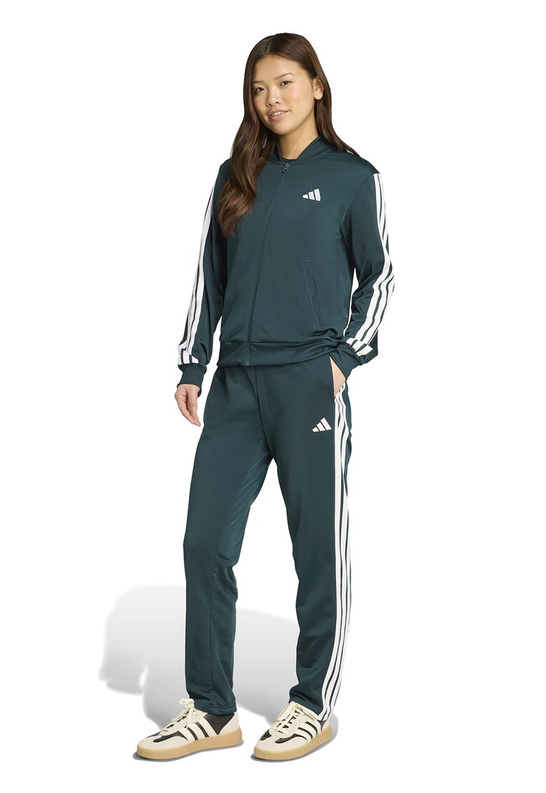 Trening cu logo si fermoar W ESS 3S TS - Verde aquamarin