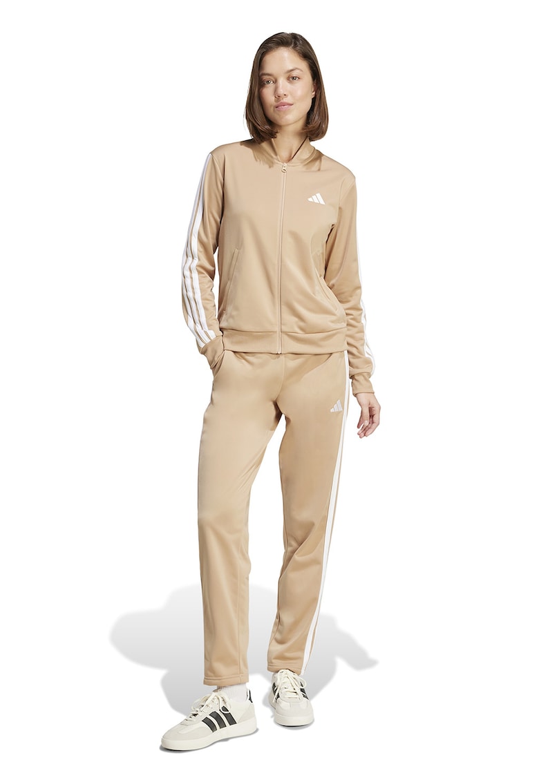 Trening cu logo si fermoar W ESS 3S TS - Maro camel