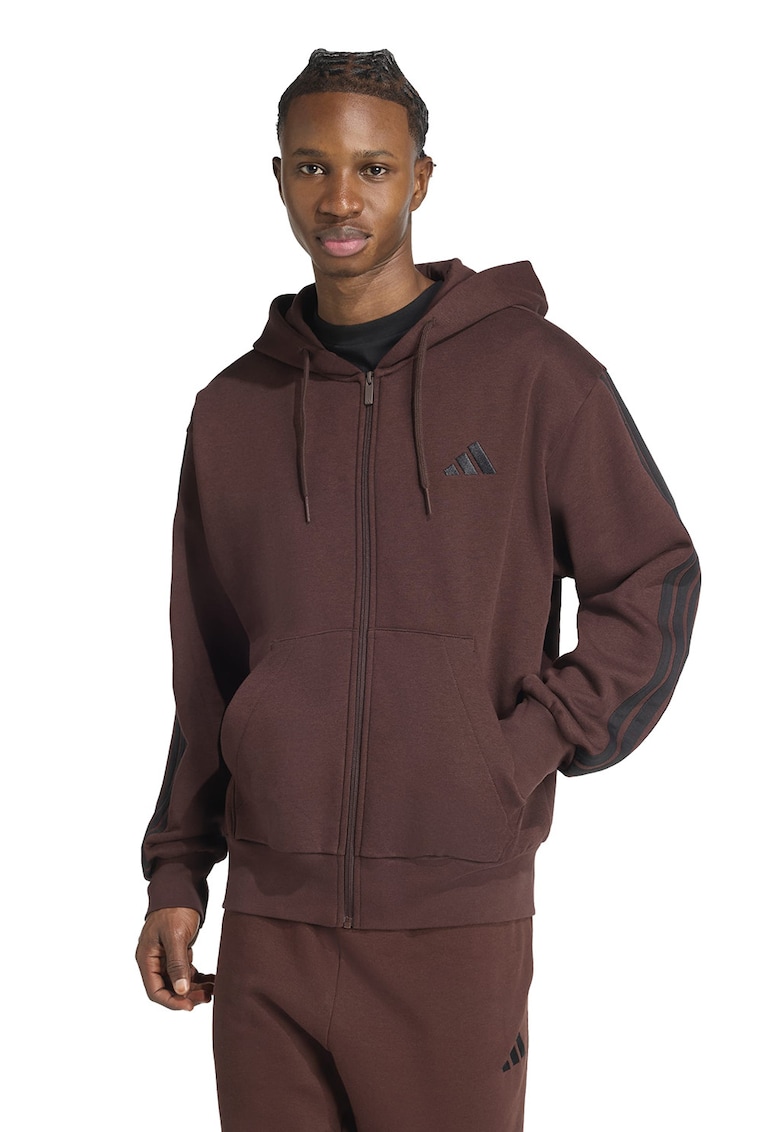 Hanorac cu buzunare frontale si fermoar