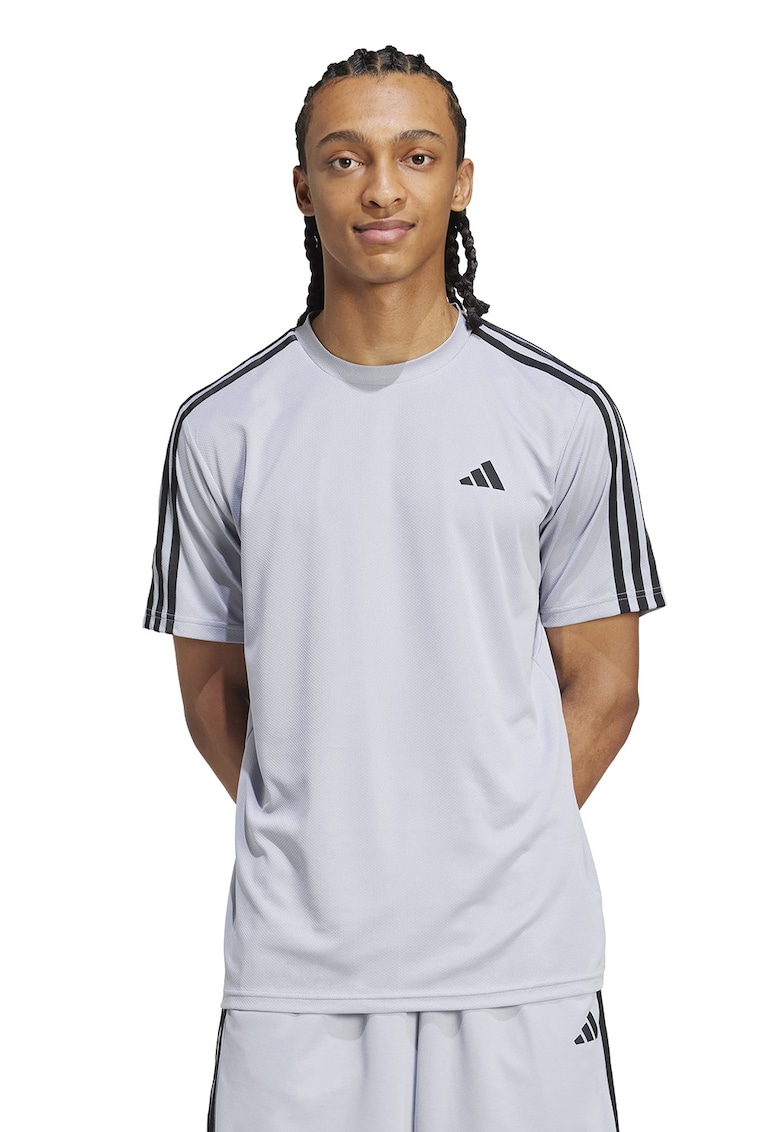 Tricou regular fit cu logo pentru fitness