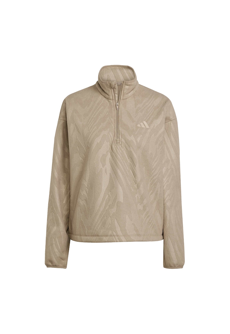 Bluza cu fermoar scurt si model pentru fitness