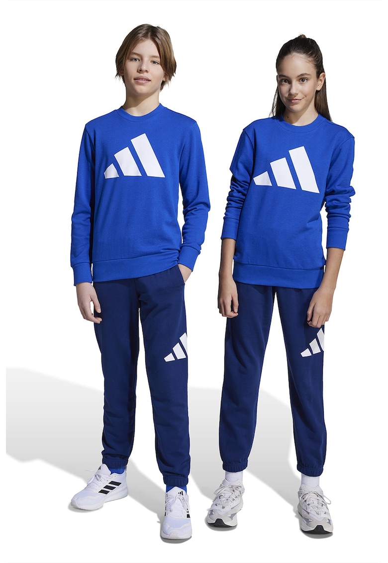 Trening cu imprimeu logo - Alb/Albastru royal