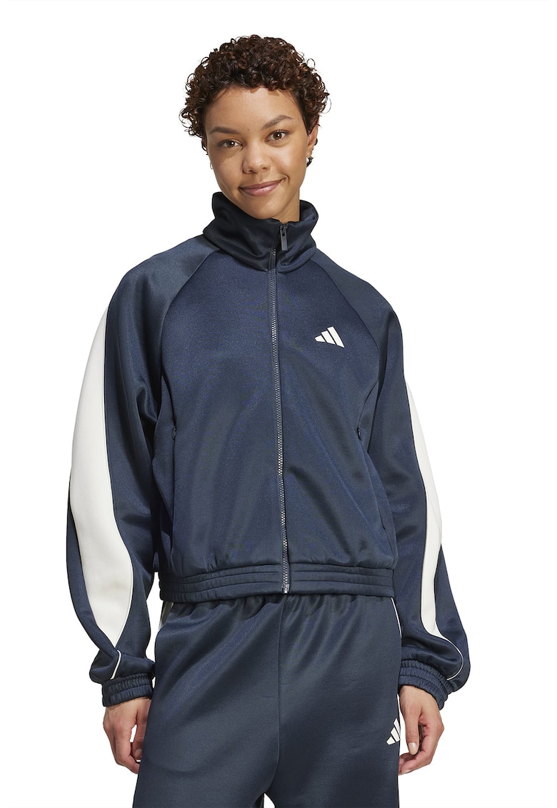 Bluza de trening cu fermoar si maneci raglan Stadium