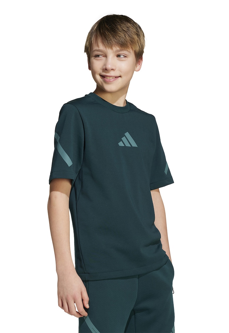 Tricou cu logo pe piept ZNE