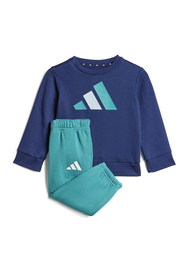 Trening cu imprimeu logo - Albastru inchis/Turcoaz