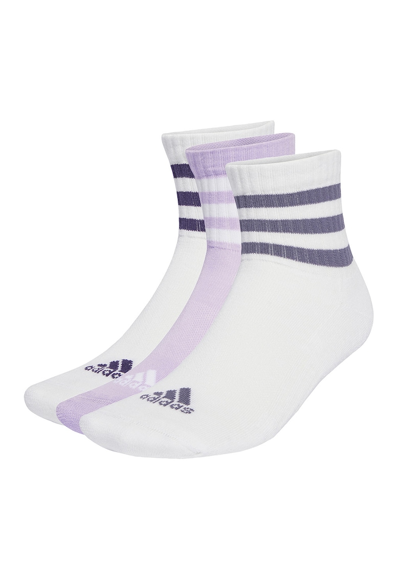 Set de sosete scurte unisex in dungi - 3 perechi