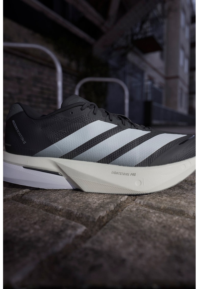 Pantofi cu garnituri din material sintetic - pentru alergare Adizero Boston