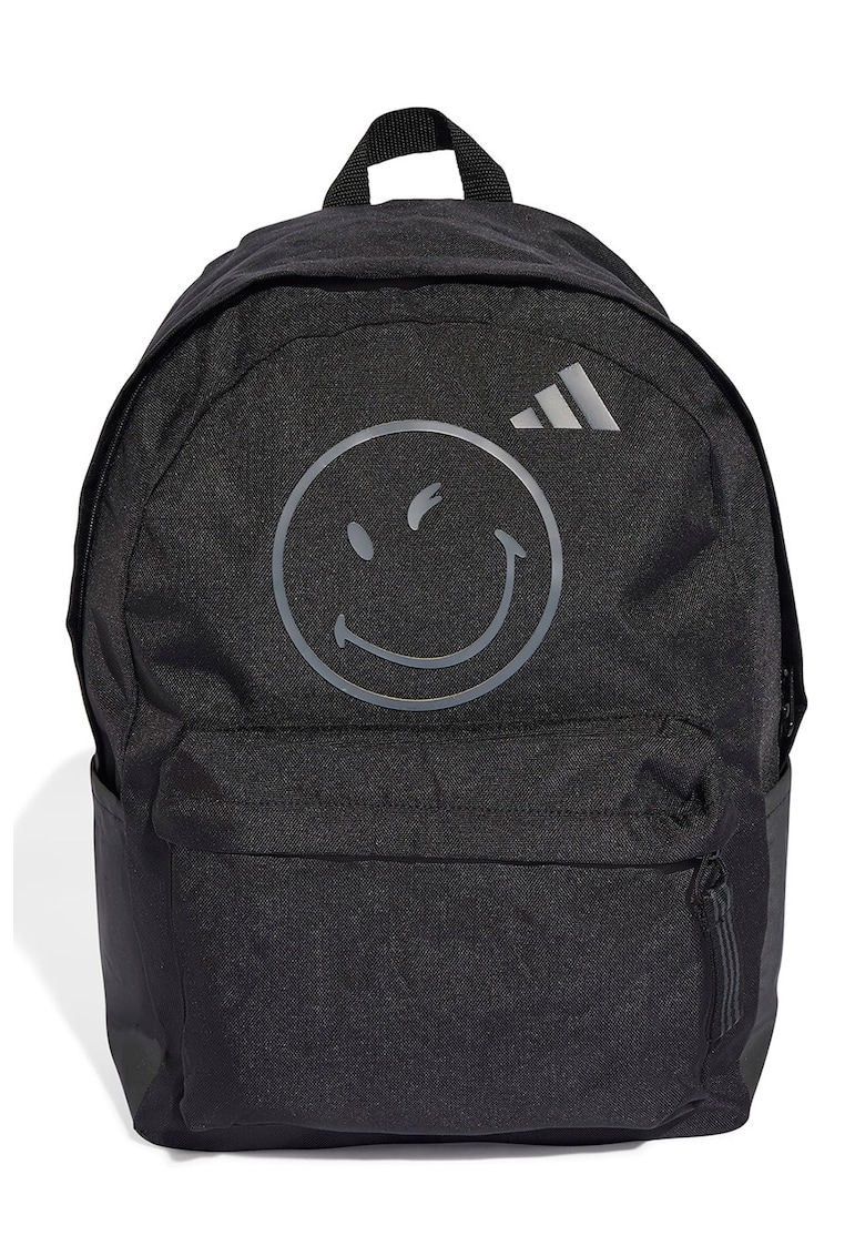 Rucsac cu compartiment pentru laptop Smiley - Negru