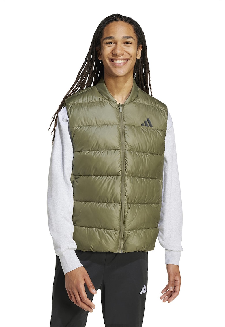 Vesta cu fermoar si logo