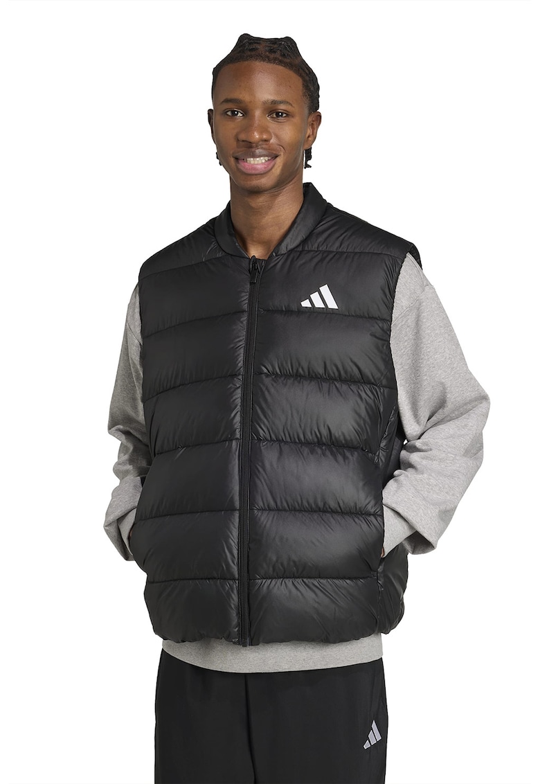 Vesta cu fermoar si logo