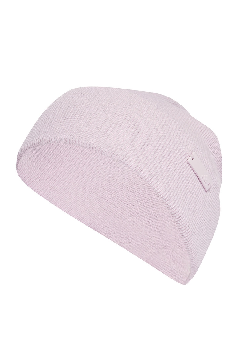 Caciula tricotata unisex cu logo metalic