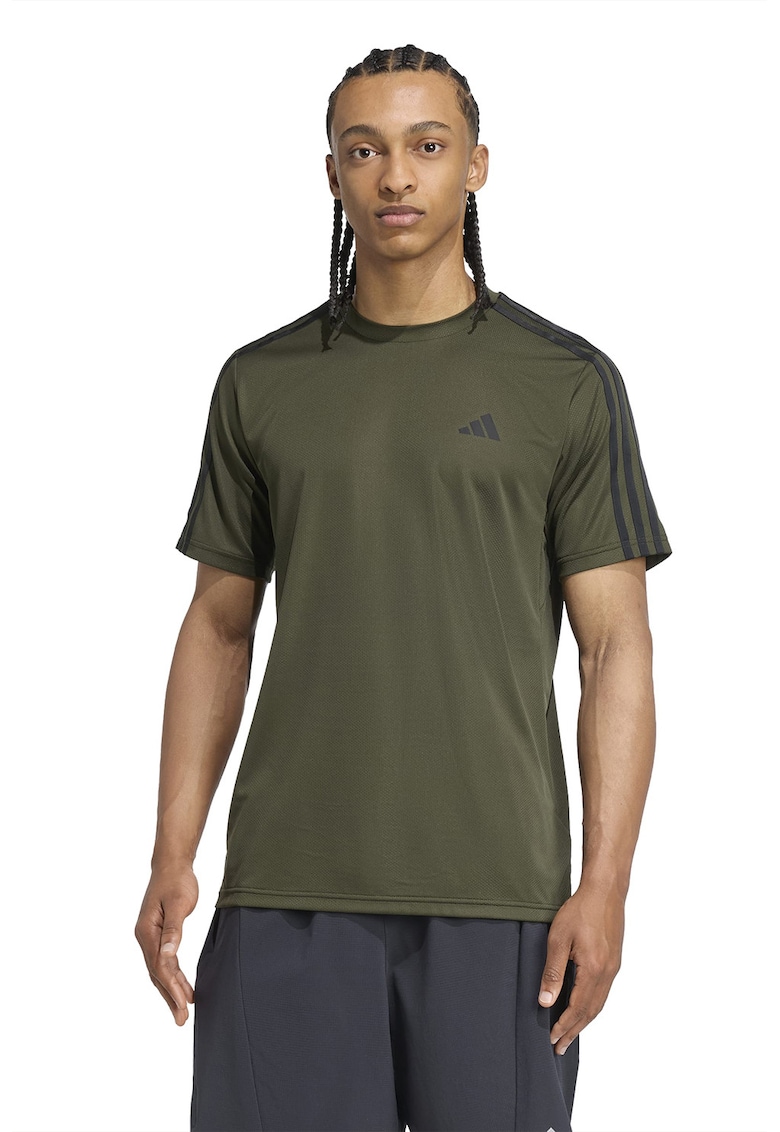 Tricou regular fit cu logo pentru fitness