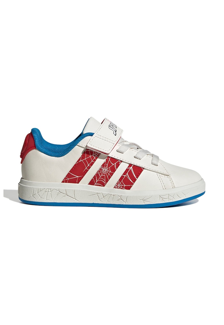 Pantofi sport din piele ecologica cu logo contrastant Grand Court Spider Pantofi sport din piele ecologica cu logo contrastant Grand Court Spider