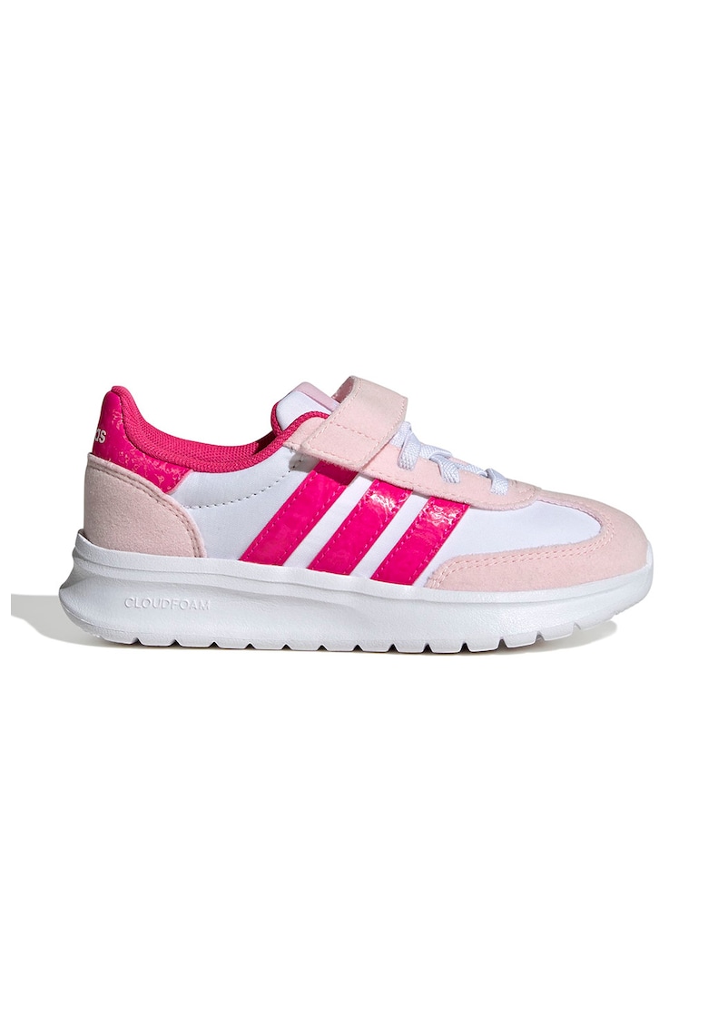 Pantofi sport cu velcro Run 70s 2.0 - Alb/Roz deschis