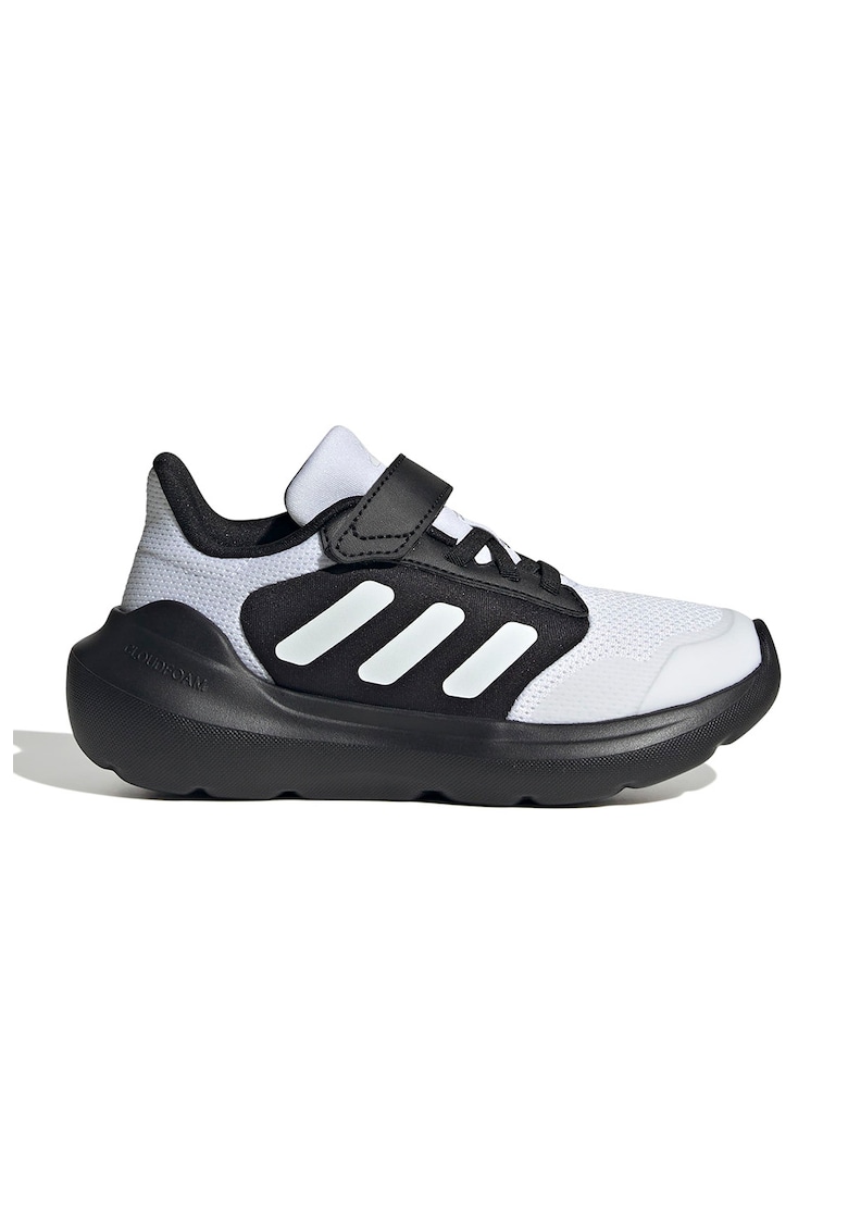 Pantofi sport Tensaur Run 2.0 cu velcro - Negru stins/Alb optic