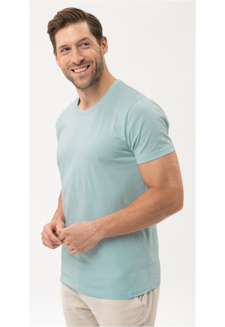 Tricou T-Basic pentru barbati - bej - menta -