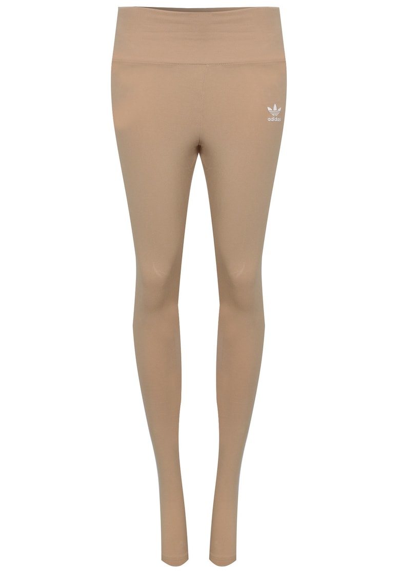 Leggings Dama - Magbei Beimag Hm1818 - Bej - 93% Bumbac - 7% Elastan - Slim Fit - Destinate Pentru Fitness - Yoga - Jogging - Pilates - Bej