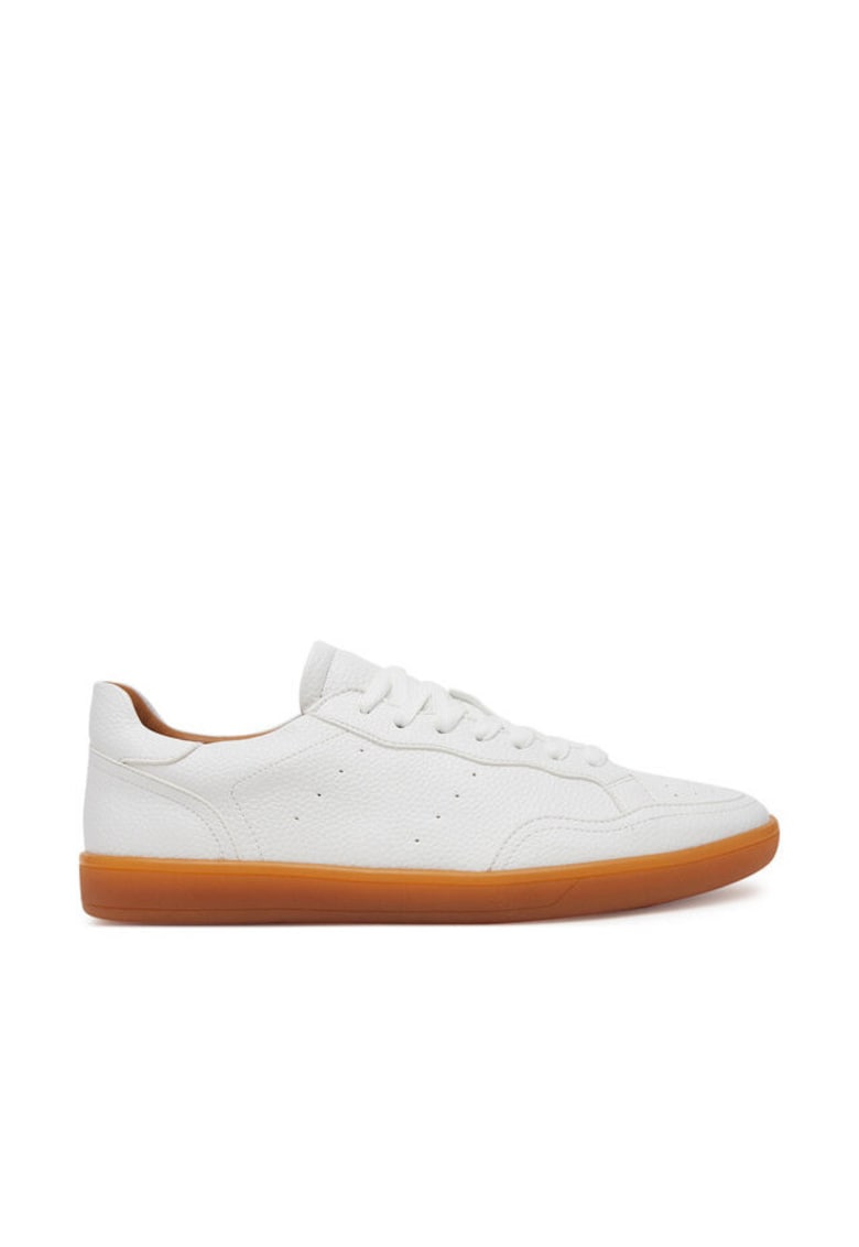 Pantofi sport barbati - 13963607 - Piele naturala - Alb
