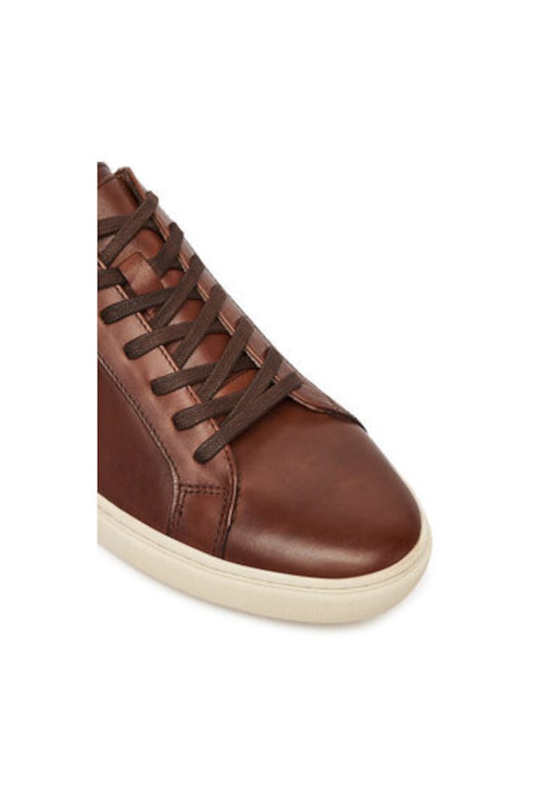 Pantofi sport barbati - 13614555 - Piele naturala - Maro