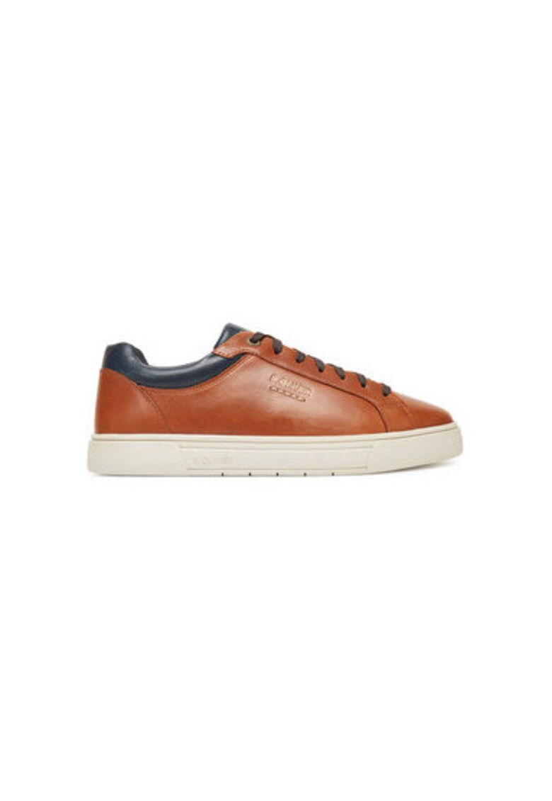 Pantofi sport barbati - 5-13604-43 - S Oliver - Piele naturala - Maro