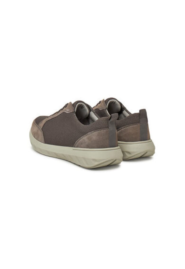 Pantofi sport barbati - 33614 - Piele naturala - Gri