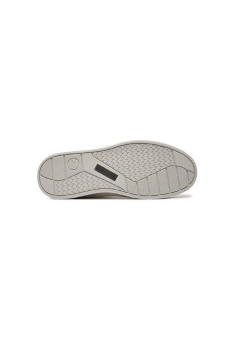 Pantofi sport barbati - 13602 - Piele naturala - Alb - Alb