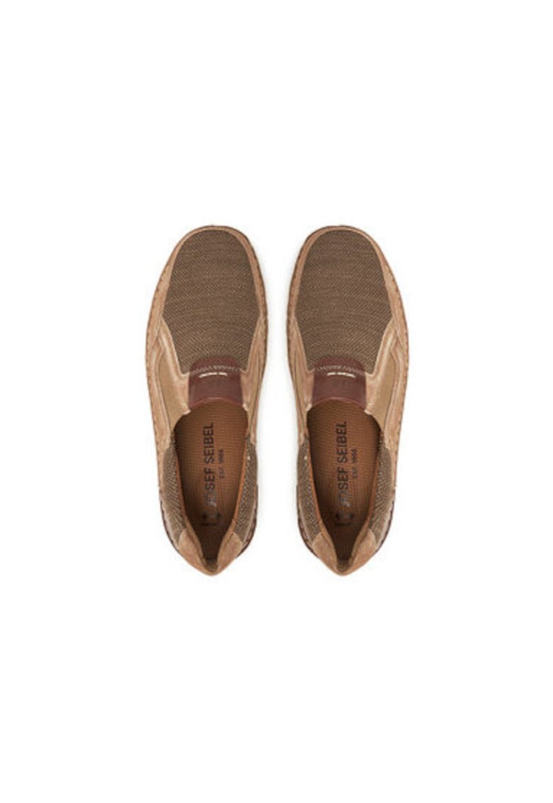 Pantofi sport barbati - 44978 - Piele naturala - Maro