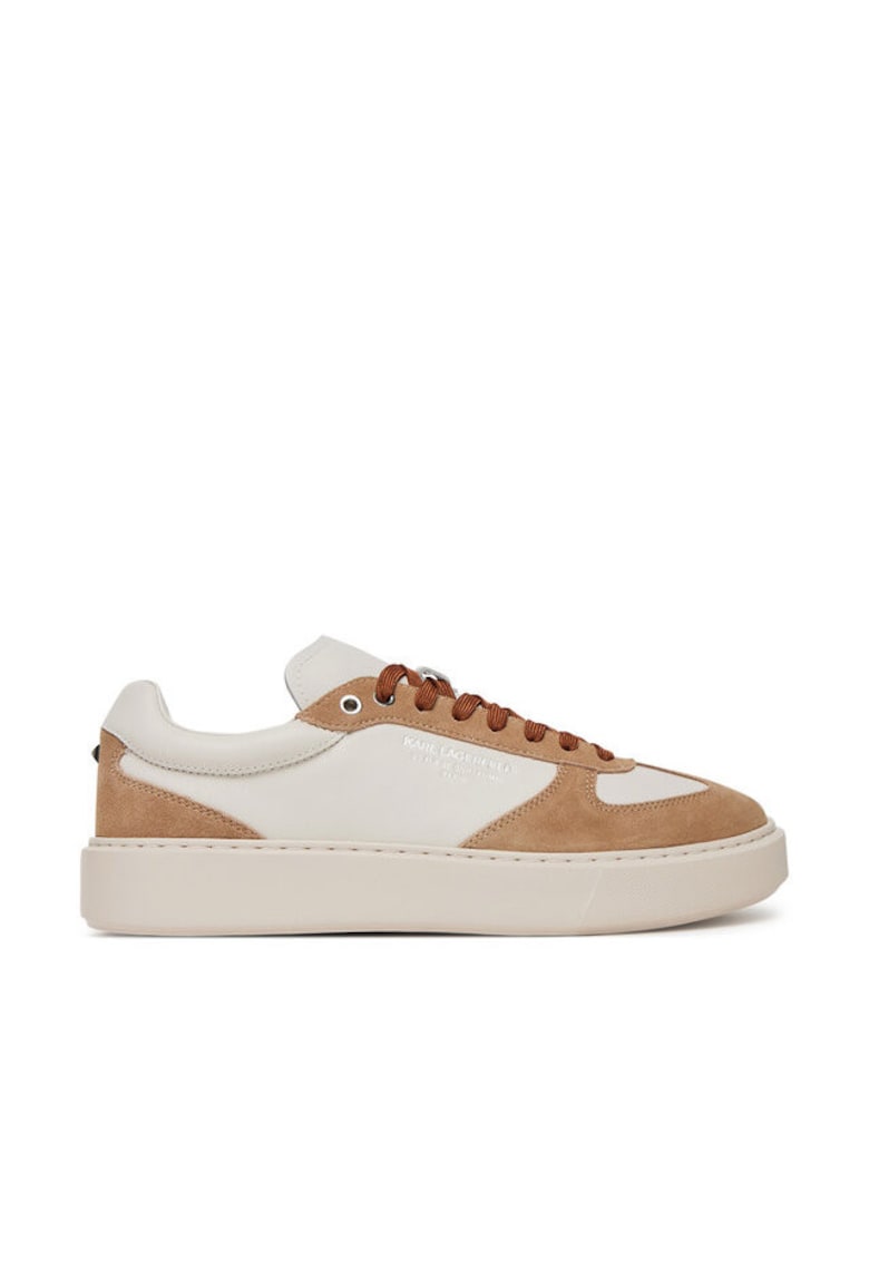Pantofi sport barbati - KL52235 - Piele naturala - Alb