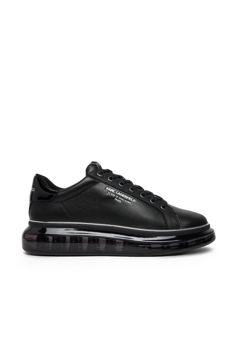 Pantofi sport barbati - KL52615 - Piele naturala - Negru