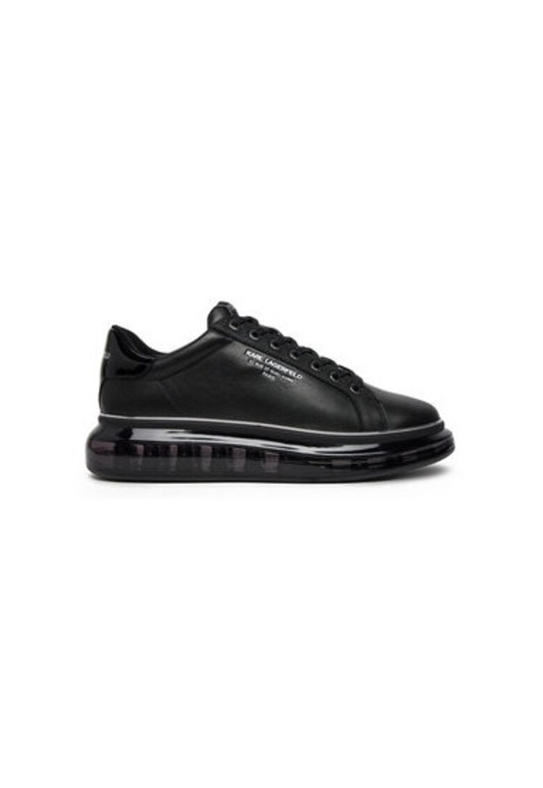 Pantofi sport barbati - KL52615 - Piele naturala - Negru