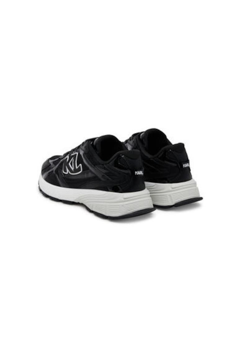 Pantofi sport barbati - KL55525 - Piele naturala - Negru - Negru