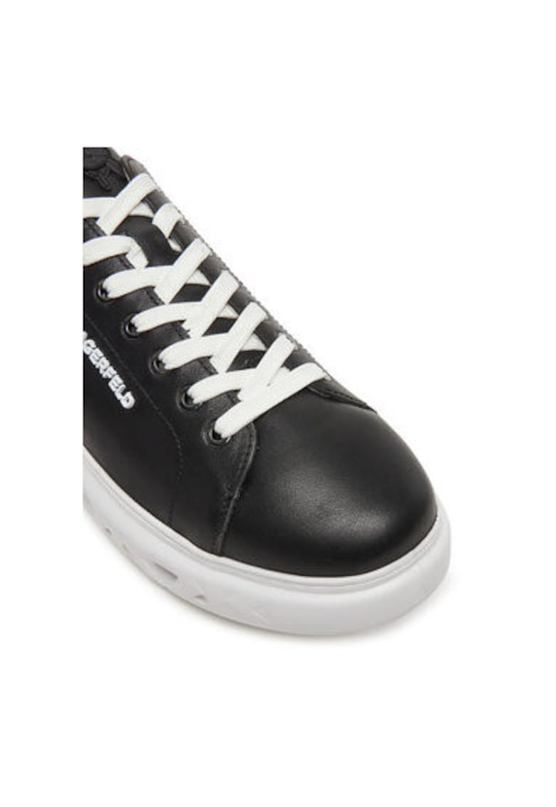 Pantofi sport barbati - KL54519A - Piele naturala - Negru - Negru