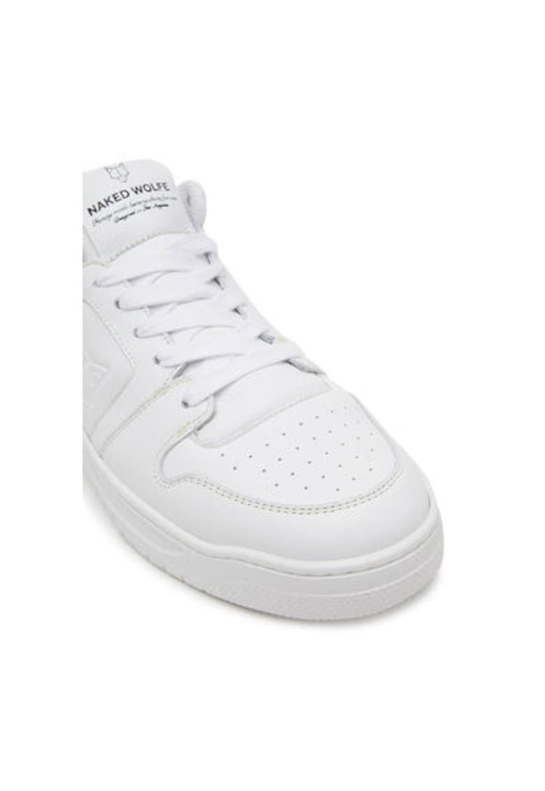 Pantofi sport barbati - -01 - Piele naturala - Alb - Alb
