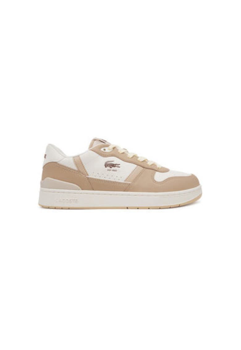 Pantofi sport barbati - 749SMA0072 - Piele naturala - Bej
