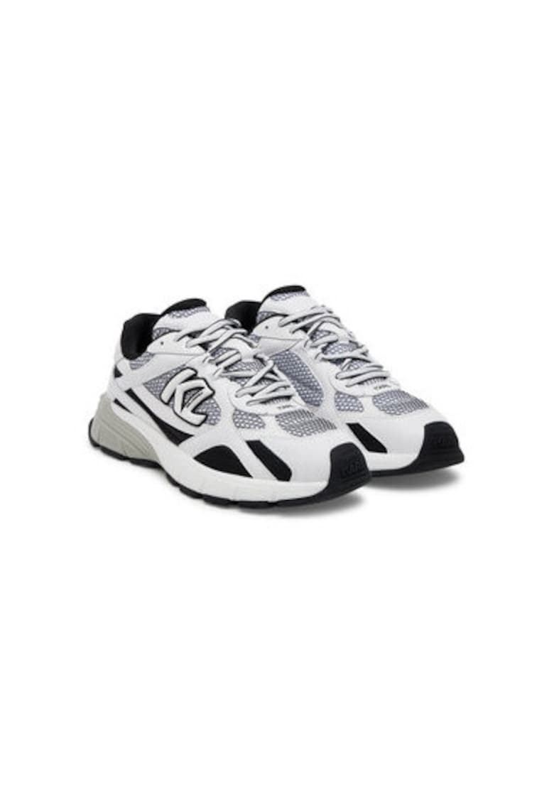 Pantofi sport barbati - KL55525 - Piele naturala - Alb - Alb